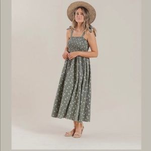 Rylee + Cru Daisy Ivy Smocked Dress